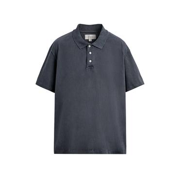 WASHED RELAXED FIT POLO SHIRT - Faded blue by Zara