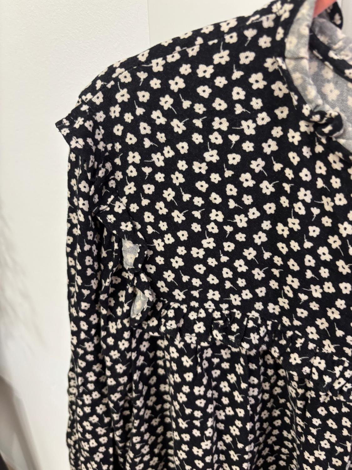 FLORAL PRINT DRESS WITH RUFFLED DETAIL - Image 2