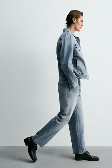 RELAXED FIT JEANS - Light blue by Zara - Image 6