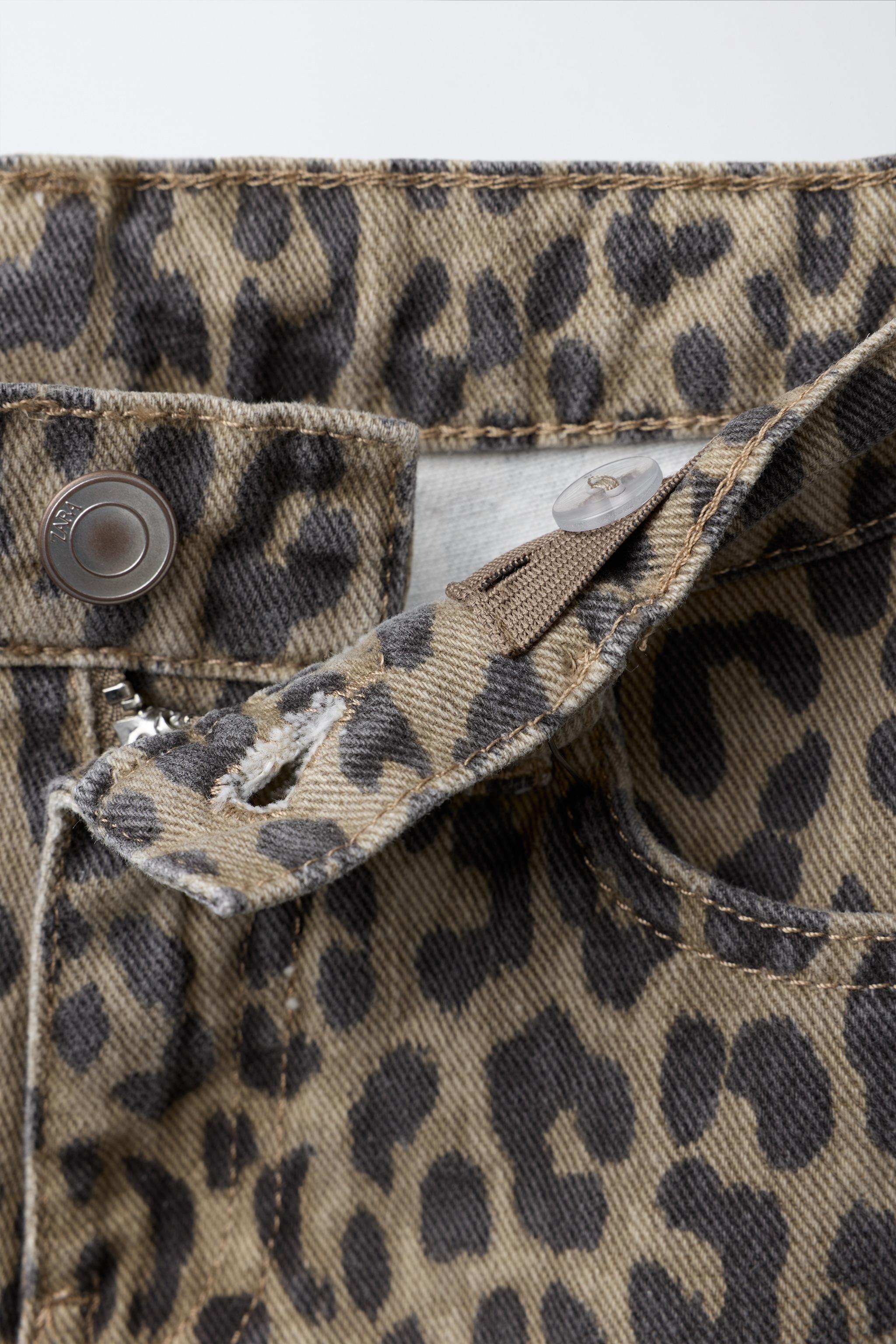 JEAN LARGE ANIMAL PRINT ET ÉTOILES