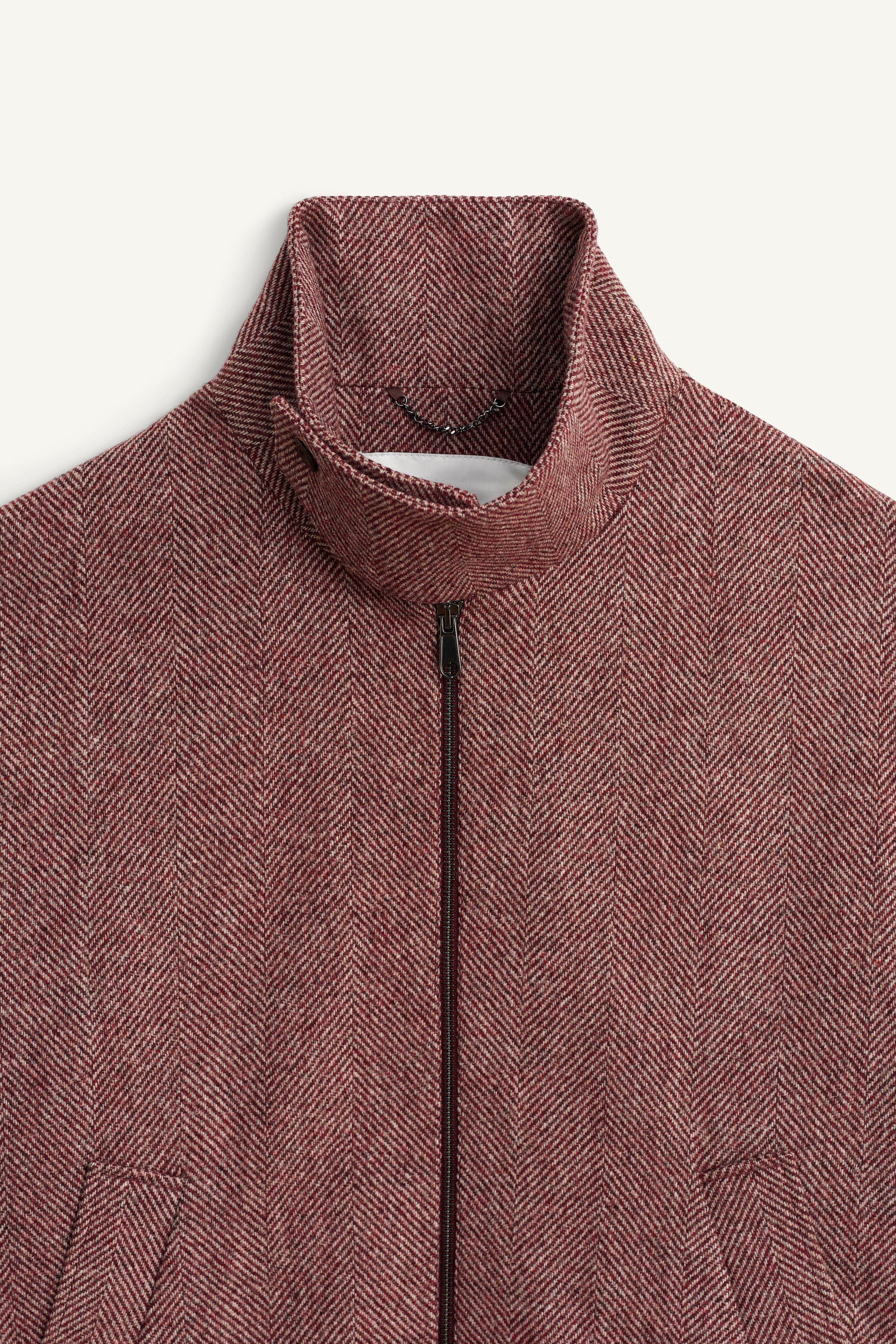 HERRINGBONE WOOL JACKET LIMITED EDITION