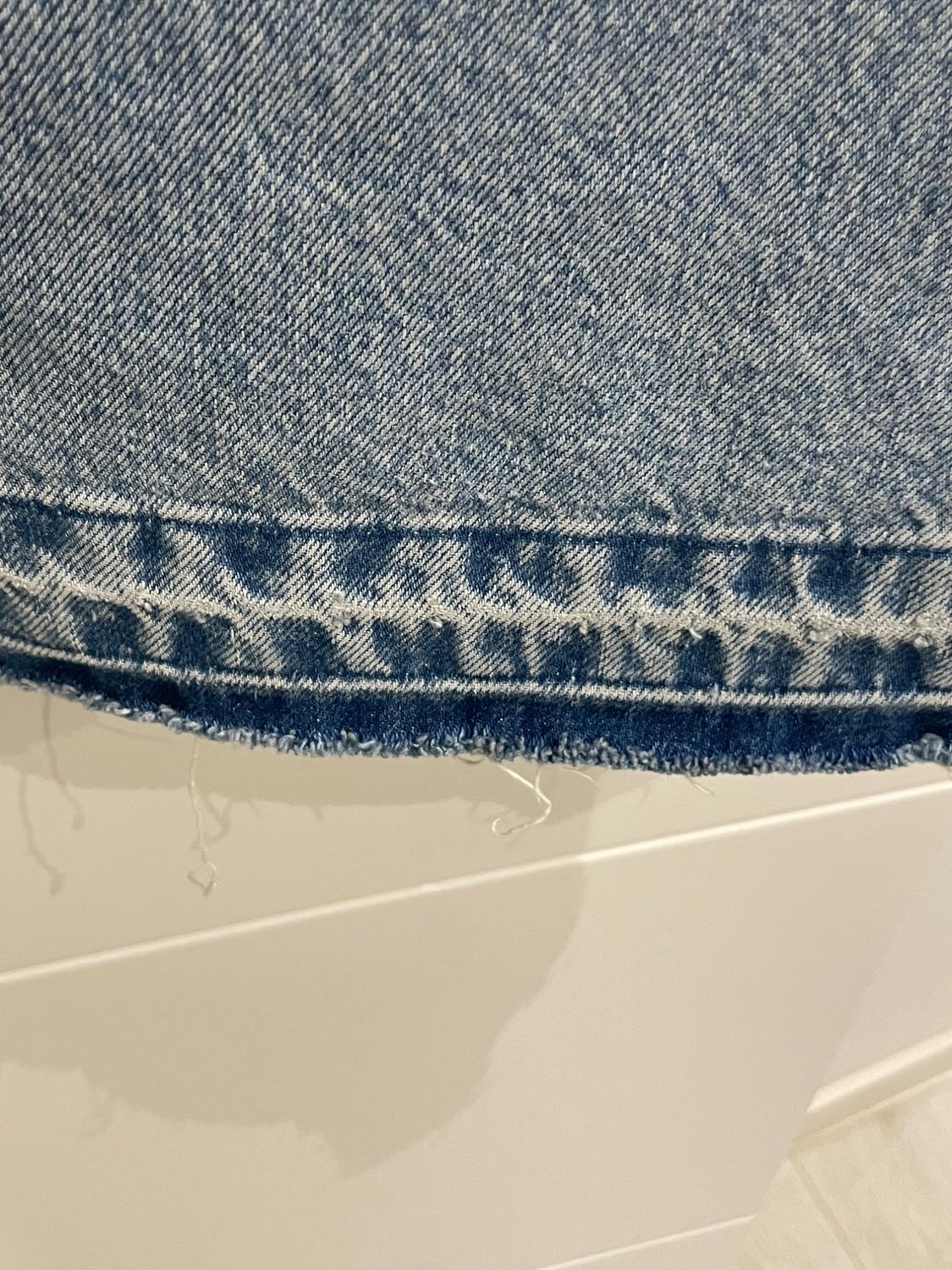 LONG DENIM TRF SKIRT - Image 3
