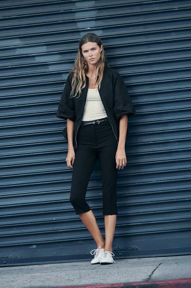 SHORT SLEEVE PUFF PARKA - Black by Zara