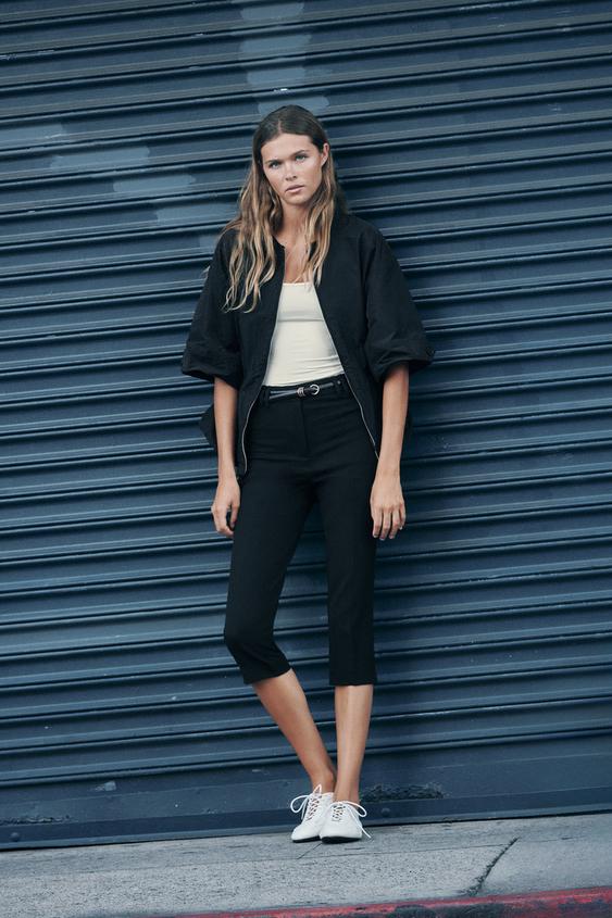 SHORT SLEEVE PUFF PARKA - Black by Zara - Image 0