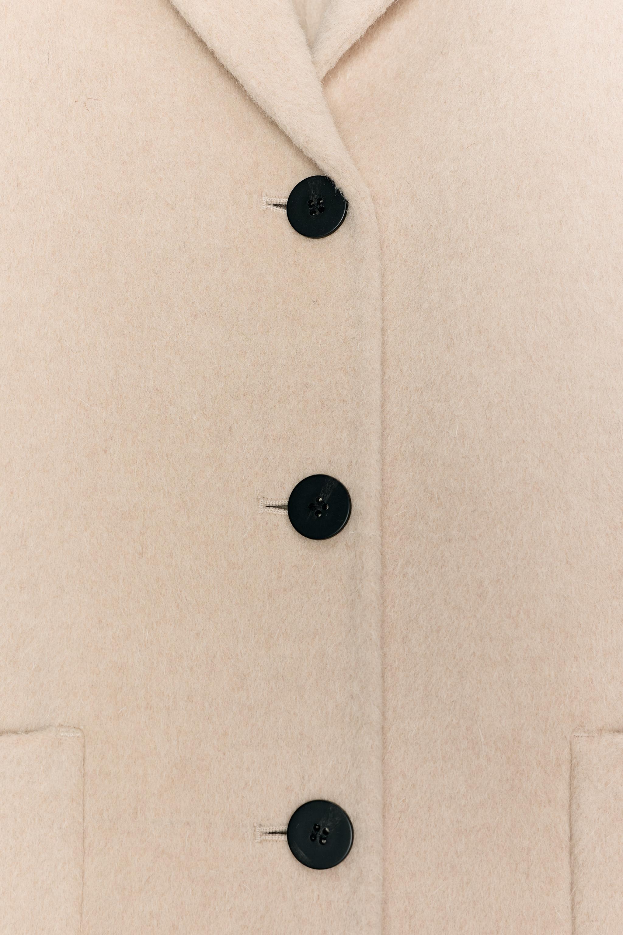 WOOL-BLEND SHORT COAT ZW COLLECTION