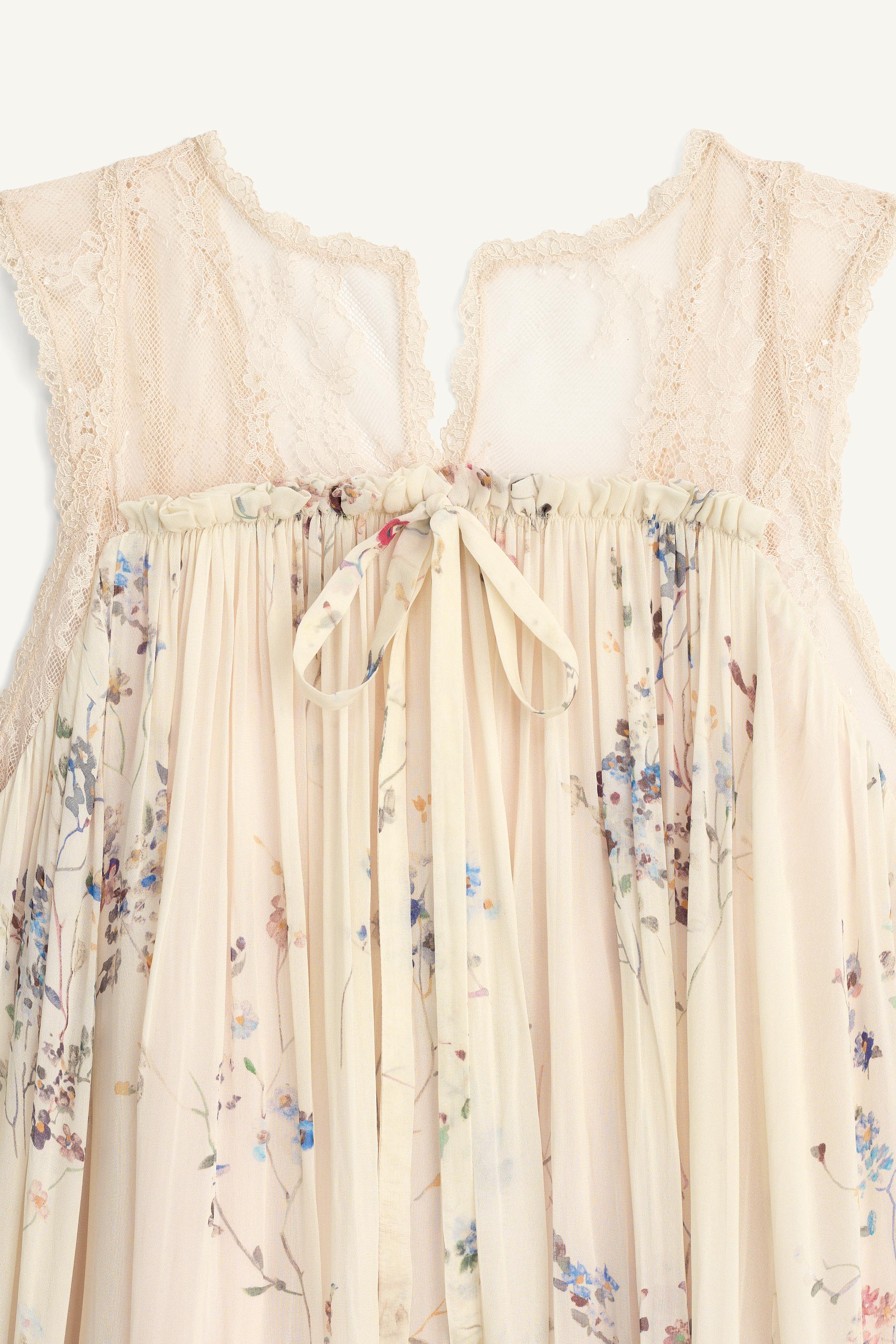 LIMITED EDITION COMBINATION LACE DRESS - Printed | ZARA United States