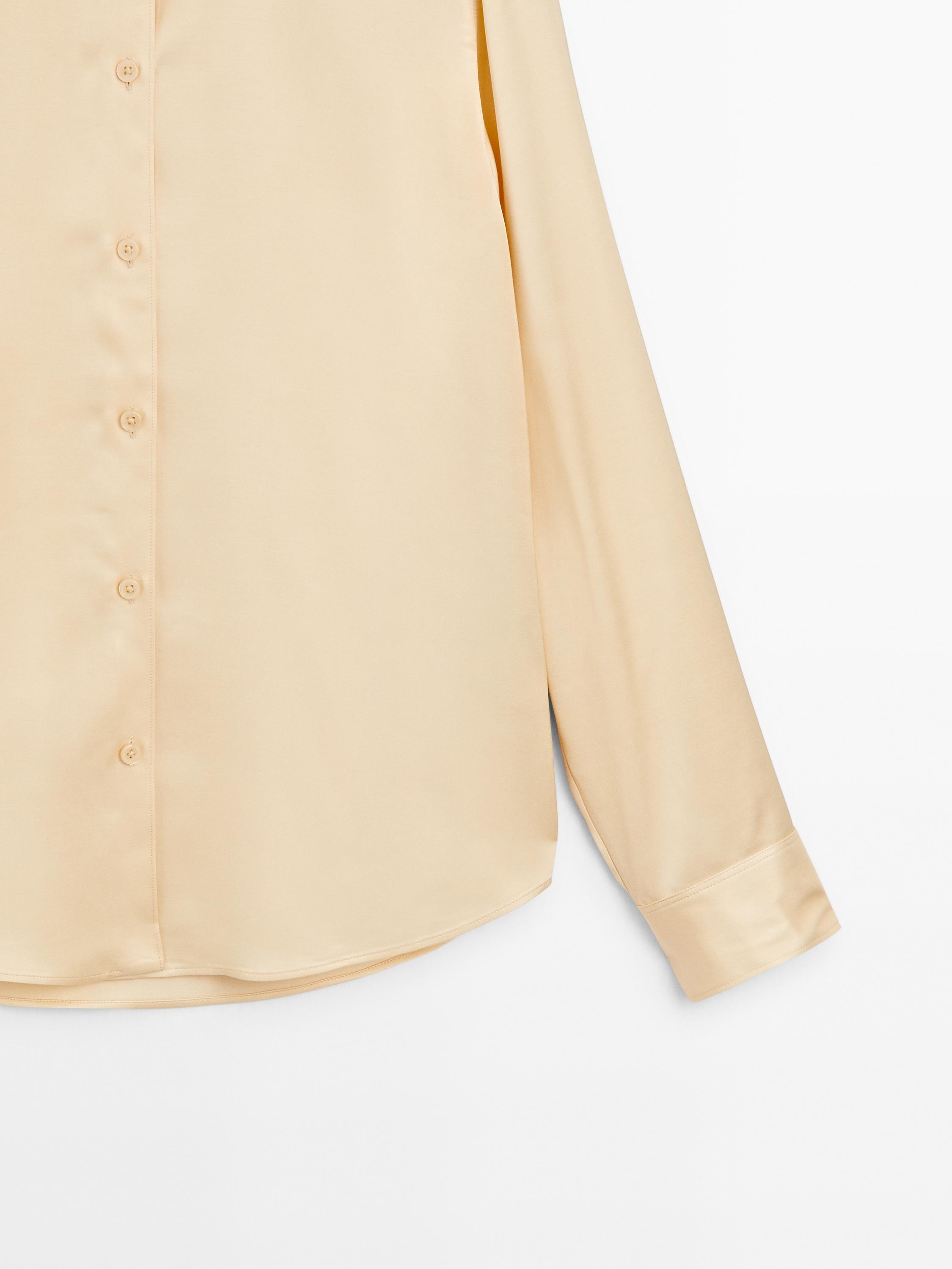Chemisier fluide satin