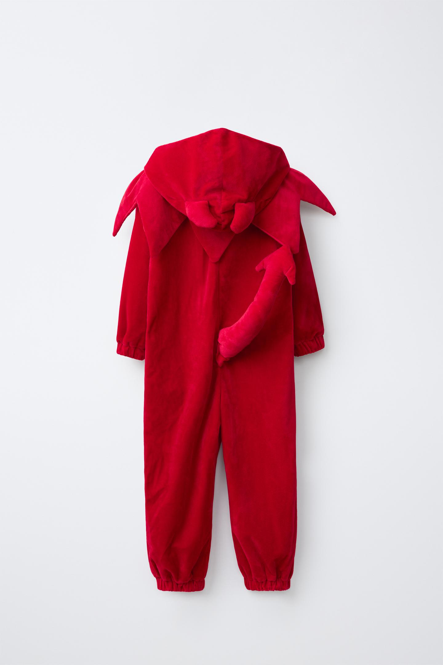 Детский комбинезон Zara Demon Costume, цвет: Красный — фото 4
