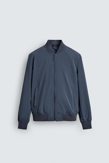 CAZADORA BOMBER LIGERA - Marino de Zara