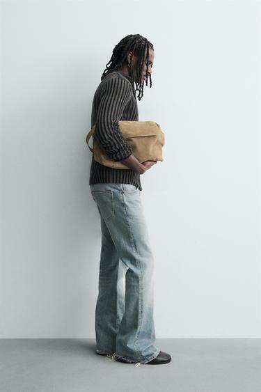 TEXTURED RIBBED JACKET - Black by Zara - Image 3