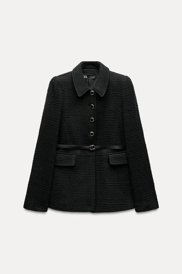 BUNDA S PÁSKEM - Černá od Zara