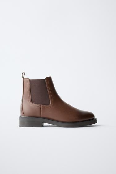 CHELSEA ANKLE BOOTS - Brown by Zara