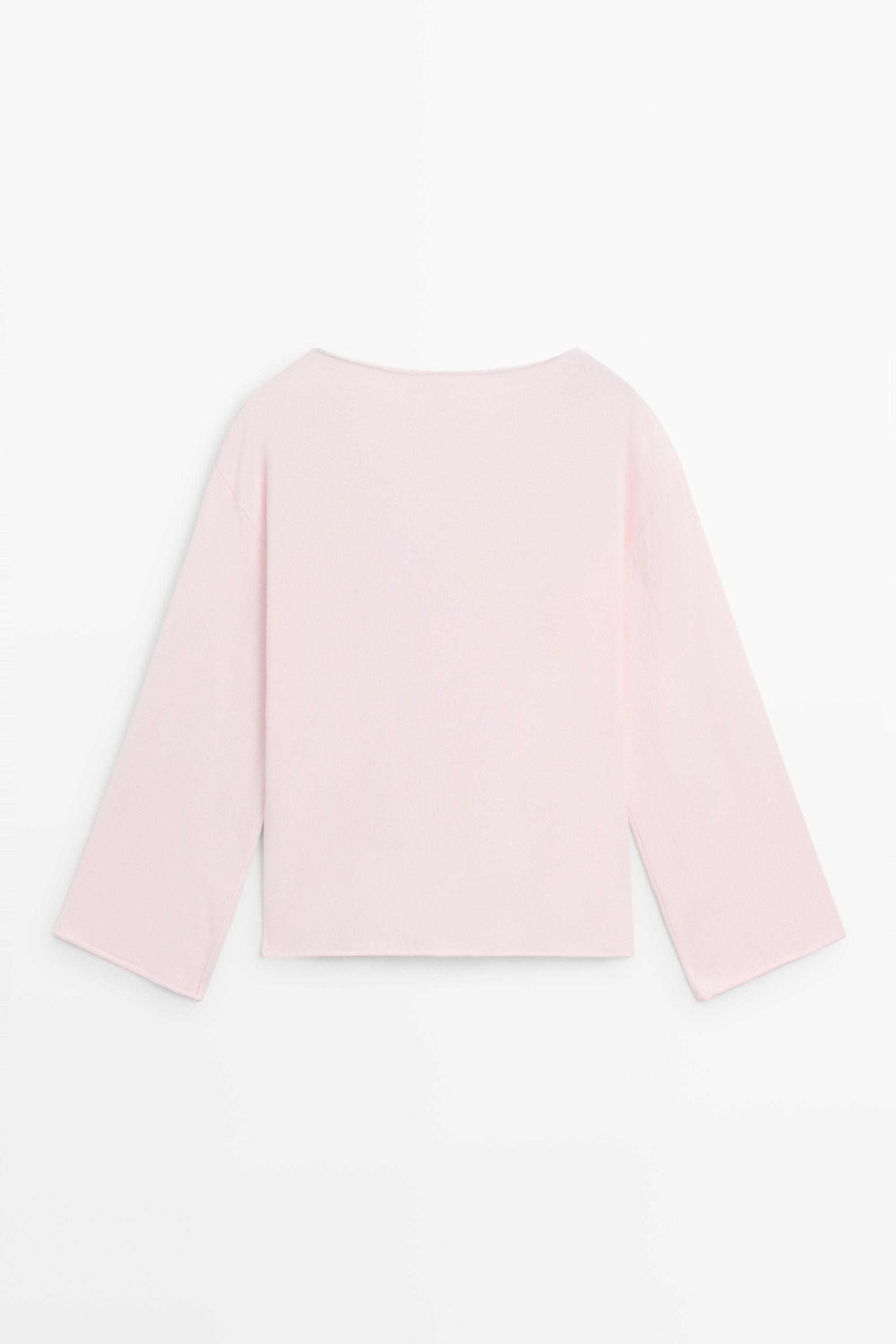 Pull-cape en maille de coton mélangé