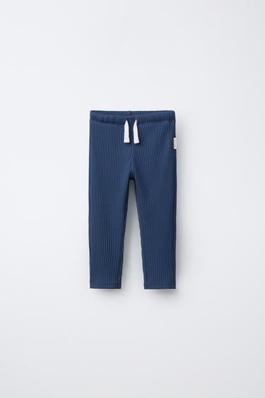 LEGGING LISO ETIQUETA - Azulón de Zara - Imagen 0