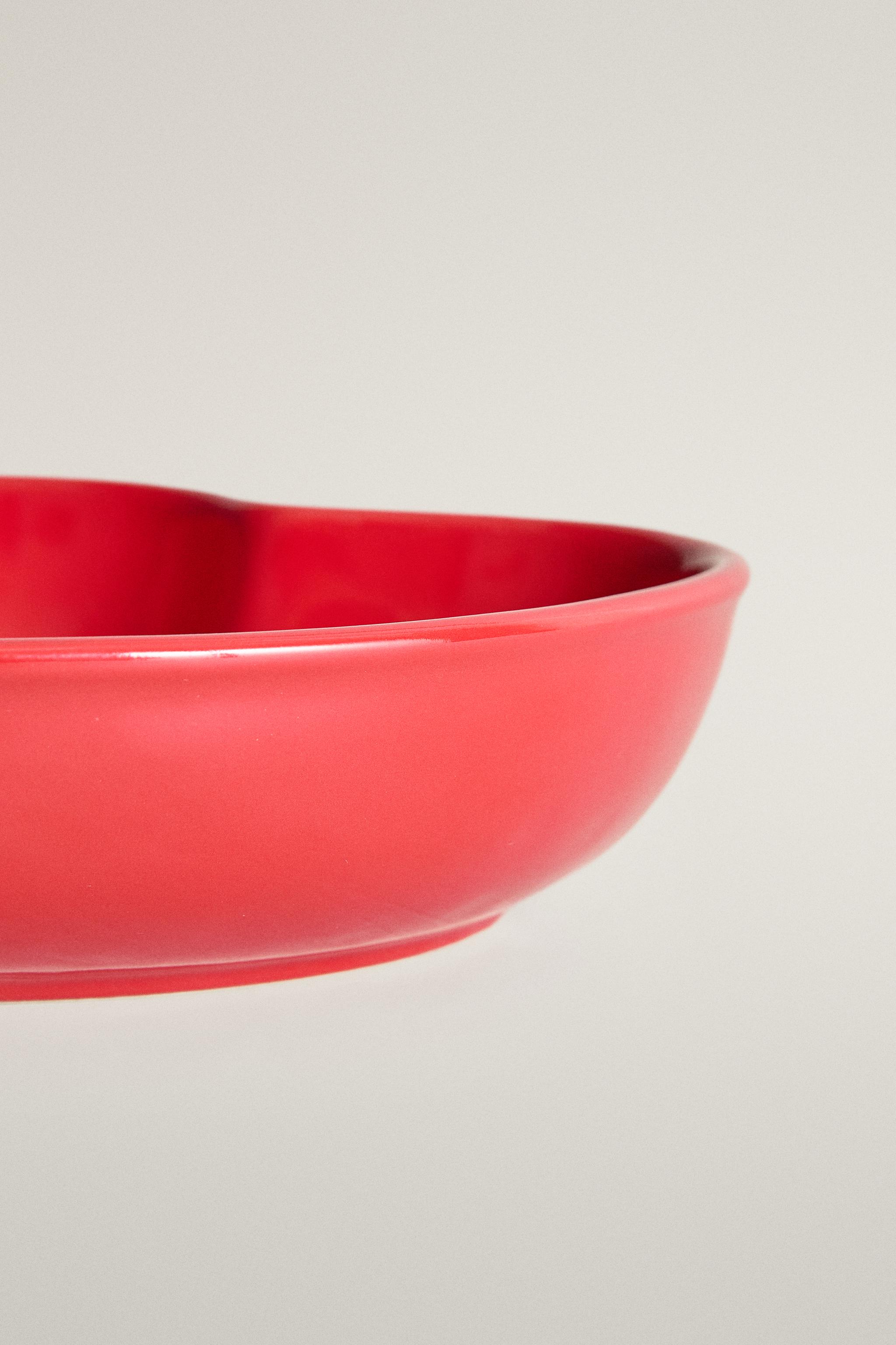 CHRISTMAS CERAMIC HEART BOWL
