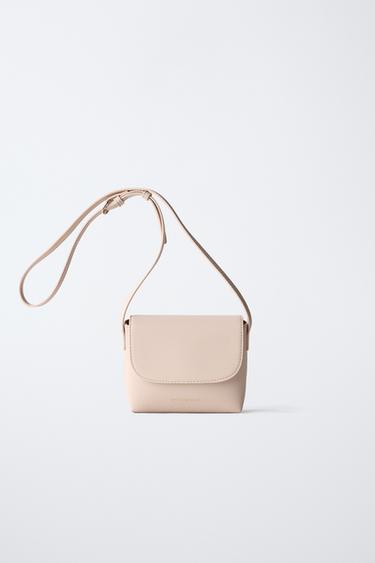 NEUTRALE SCHOUDERTAS - Roze van Zara - Afbeelding 0
