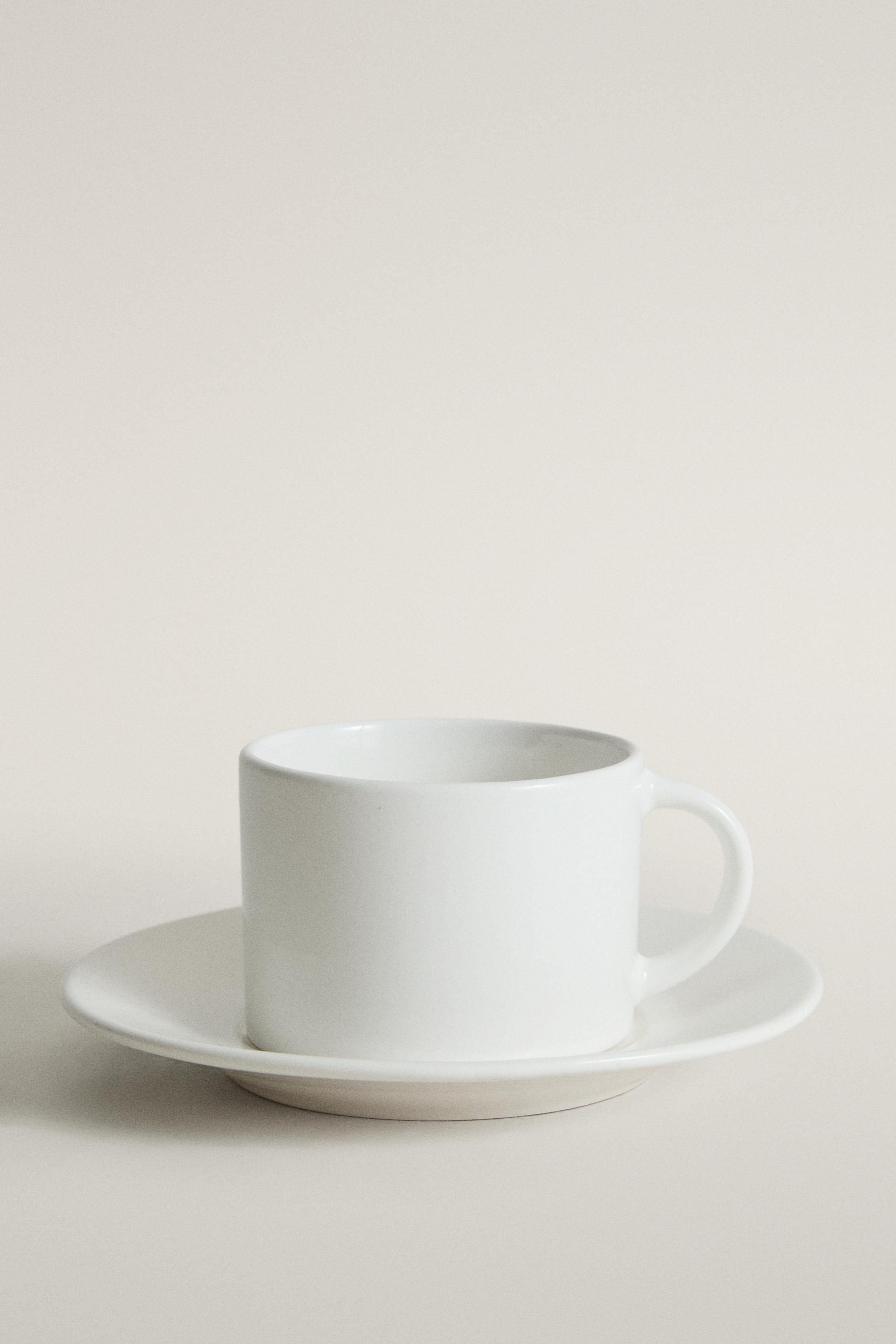 STONEWARE TEACUP