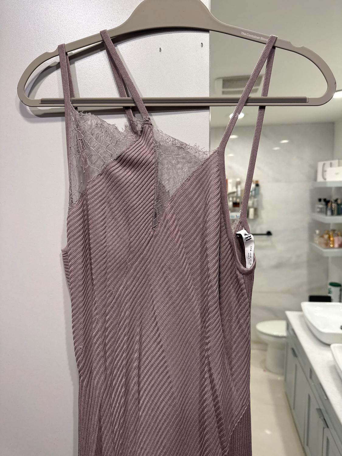 COMBINATION KNIT SLIP DRESS - Image 3