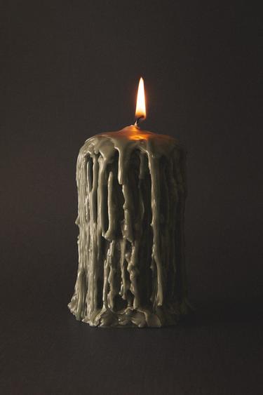 (365 G) BOUGIE PARFUMÉE CYLINDRE BASILICUM - Vert menthe de Zara