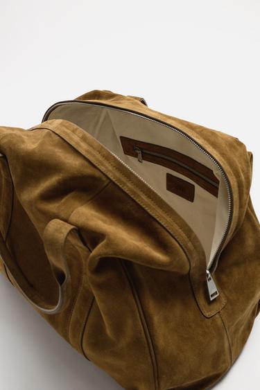 LIMITED EDITION LEATHER HANDBAG - Brown by Zara - Image 3