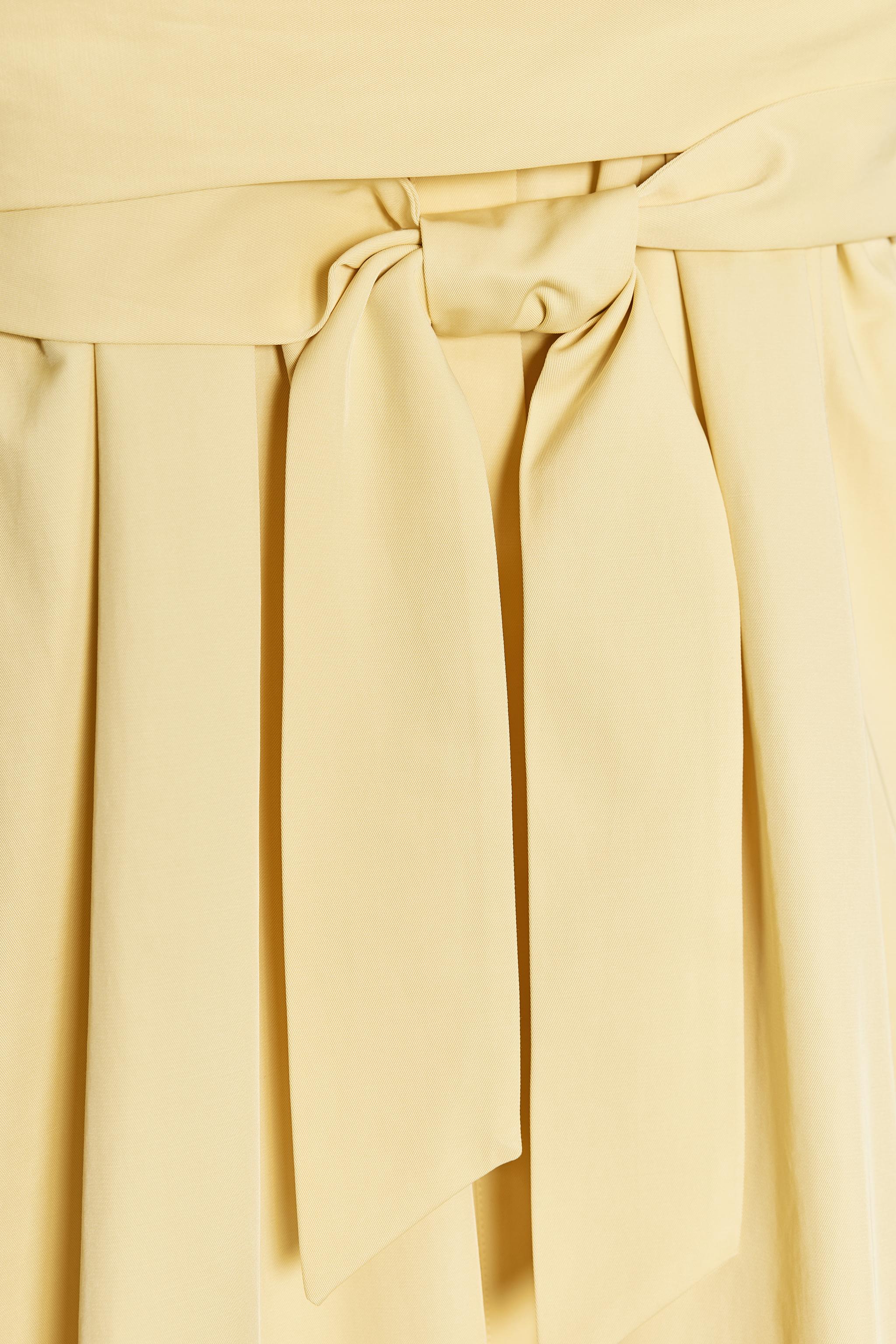 ZW COLLECTION ベルト付きシャツワンピース - イエロー | ZARA