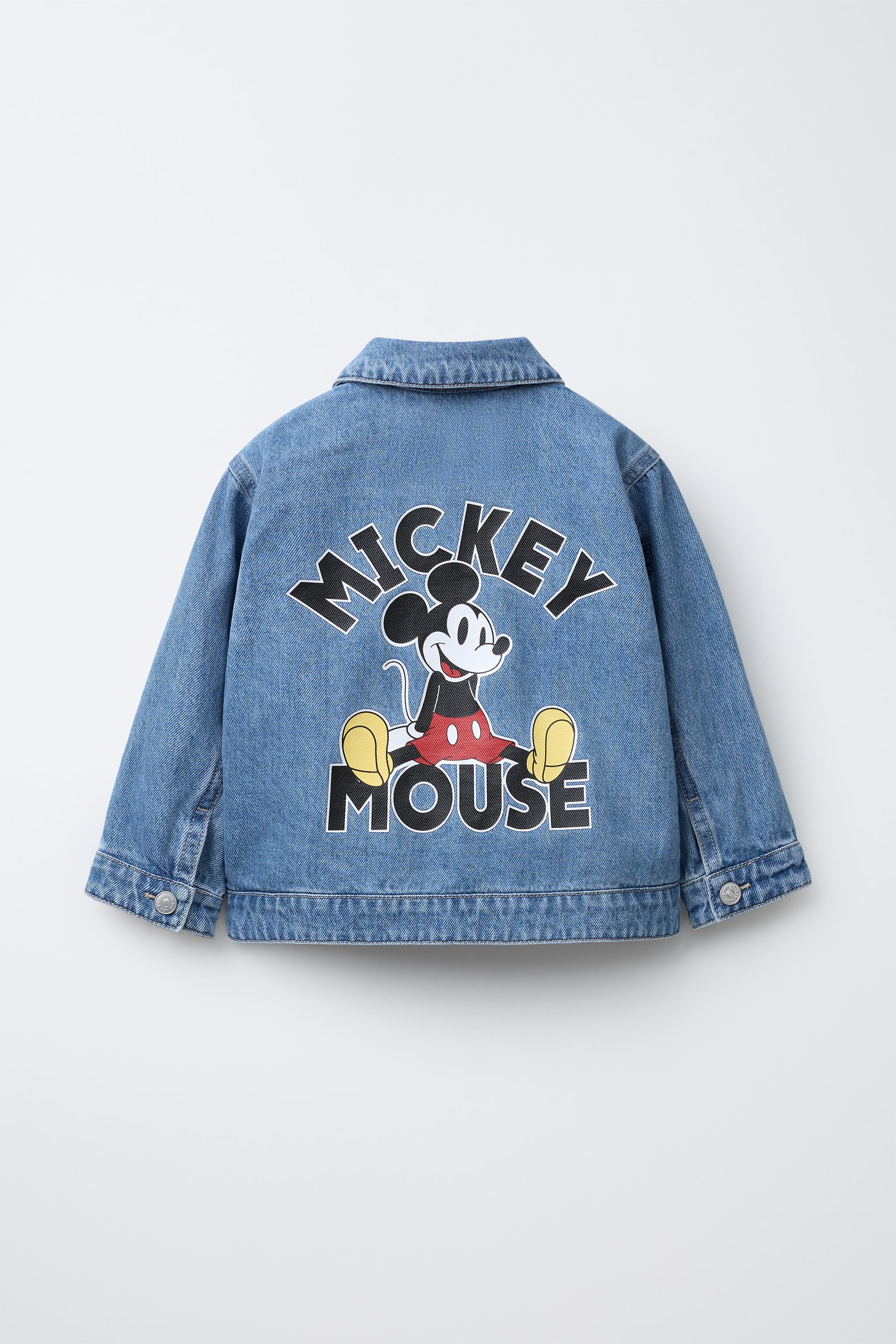 Mickey Mouse Chamarra De Mezclilla Disney Painted Denim Jacket