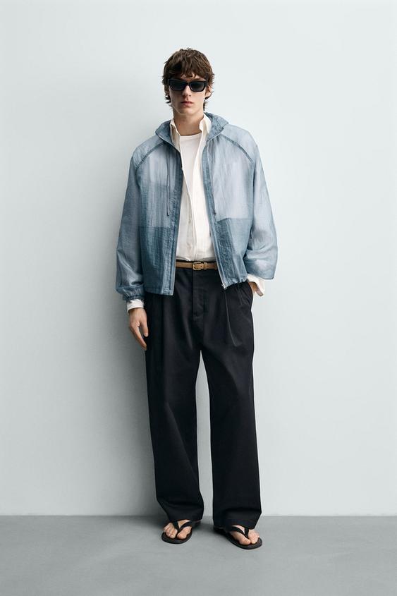CROPPED FIT LIGHTWEIGHT TECHNICAL JACKET from Zara - $119