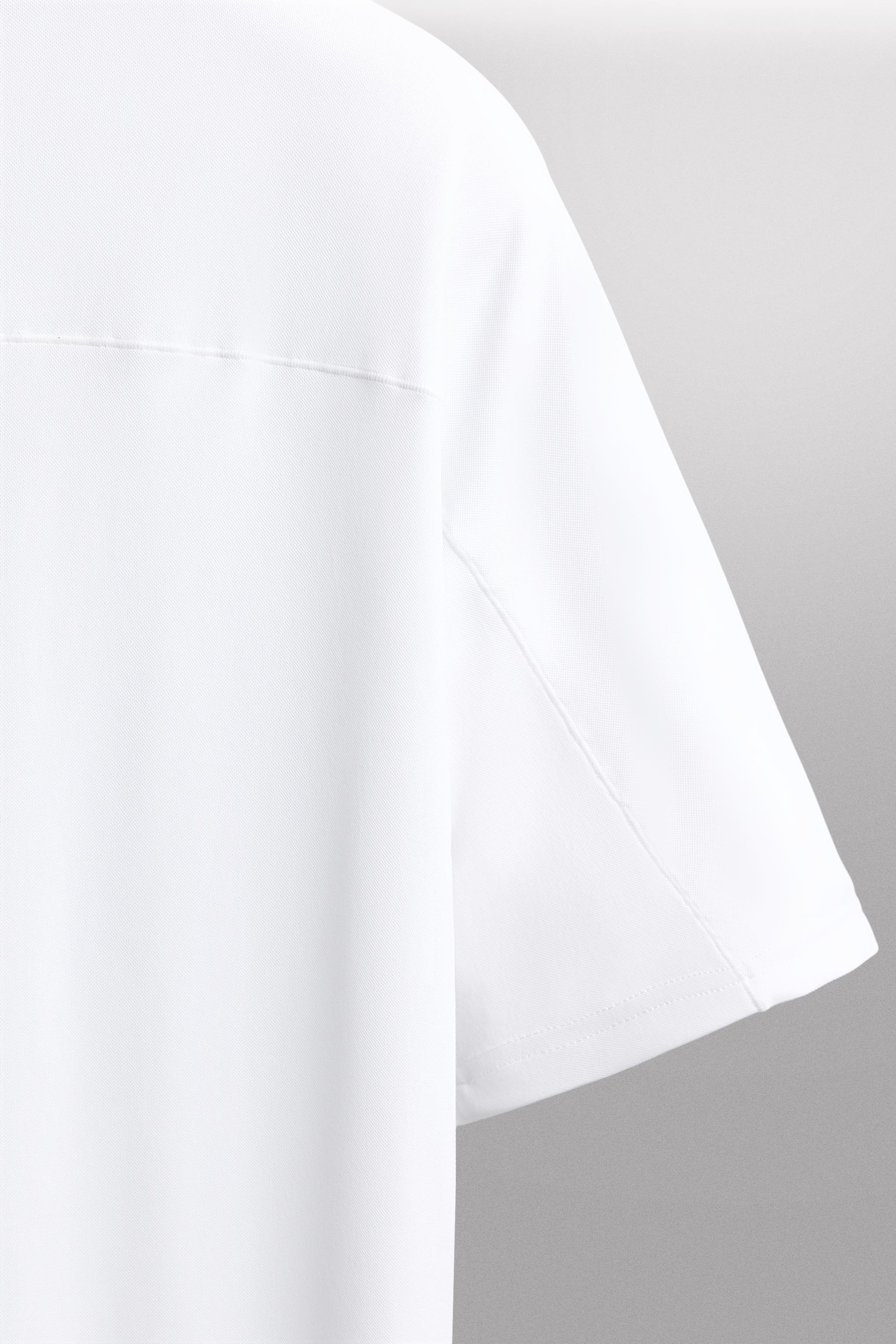 T-SHIRT TECHNIQUE STRUCTURE PIQUÉ