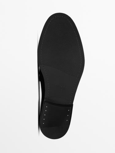 Zara Smart leather loafers - Black - Image 0