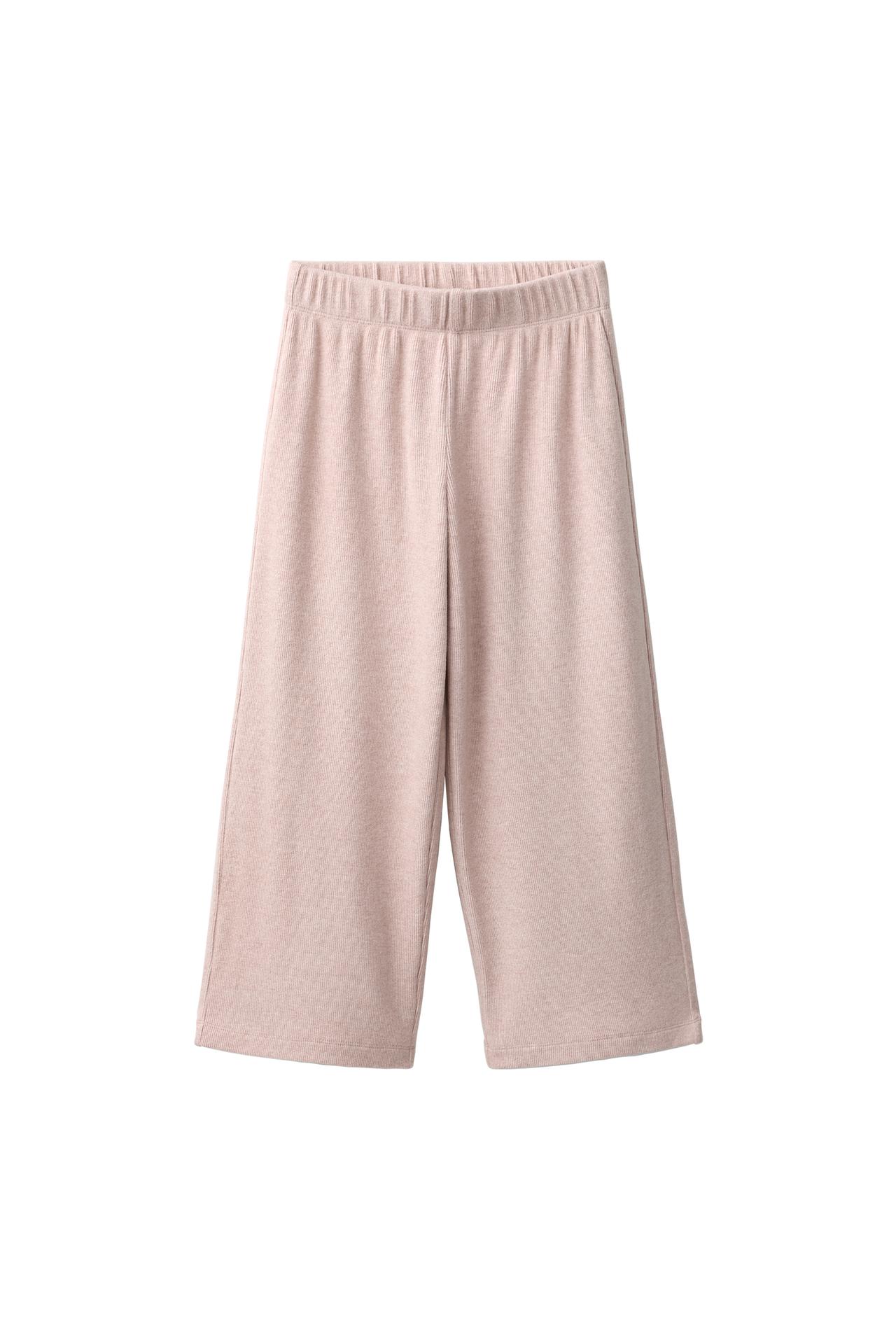 SOFT TOUCH WIDE-LEG TROUSERS