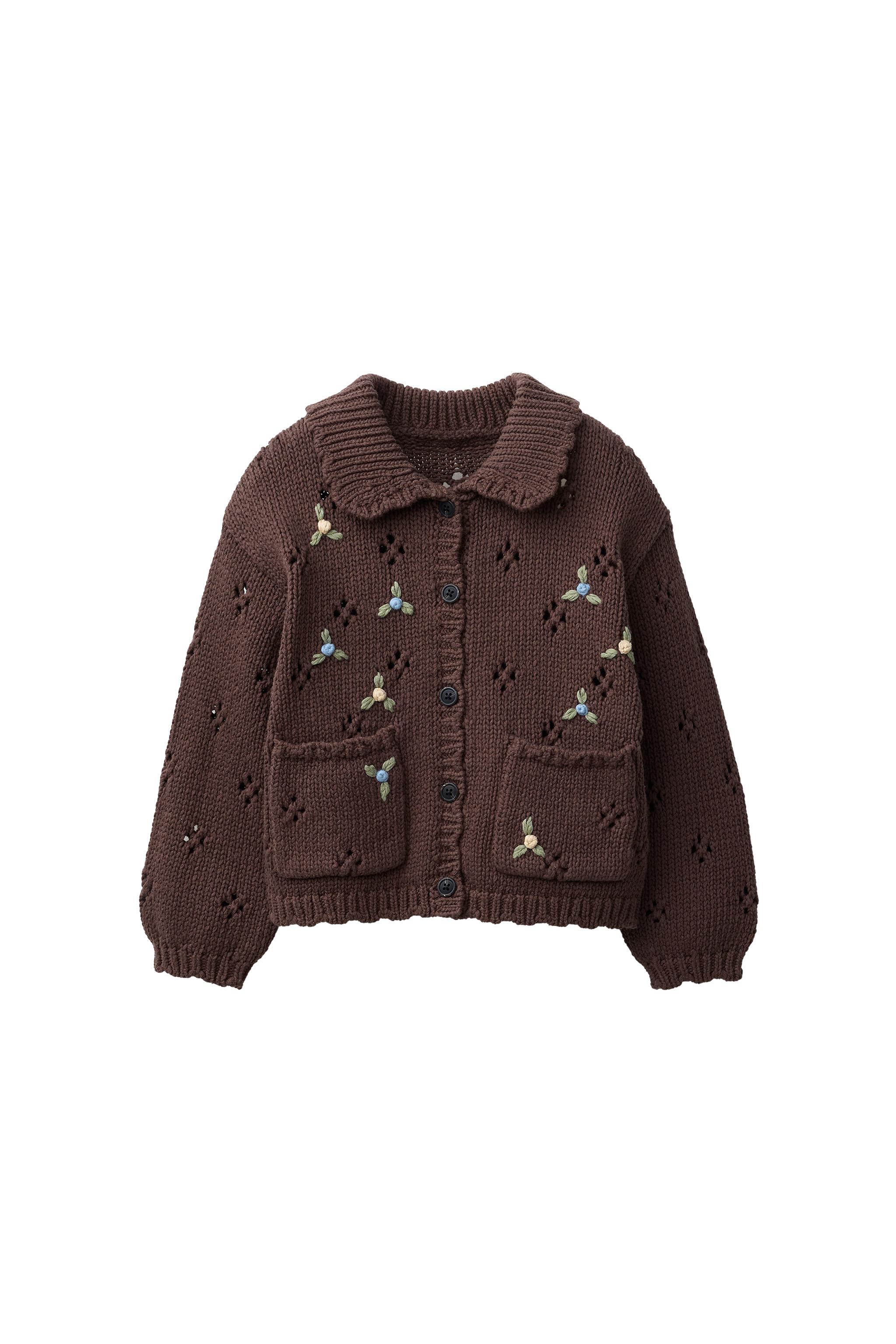 babyチョコレートカーディガン Chocolate Cardigan by Baby, the Stars Shine Bright