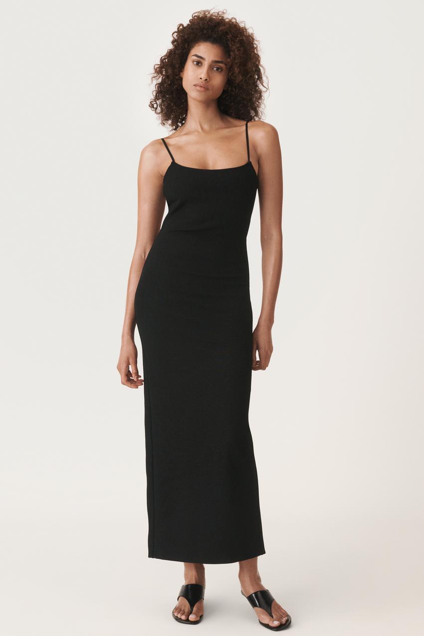STRAPPY MIDI DRESS 50TH ANNIVERSARY - Black | ZARA Australia