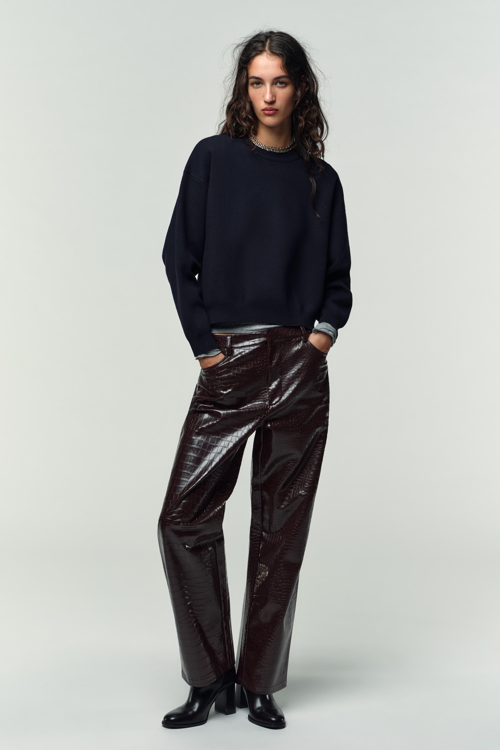 SWEAT EN MAILLE UNIE