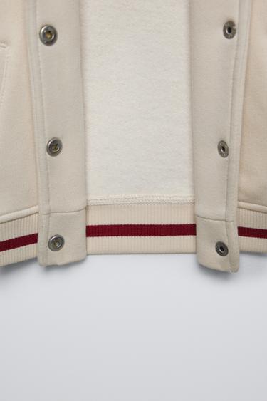 BOW EMBROIDERY BOMBER JACKET - Pink by Zara - Image 3