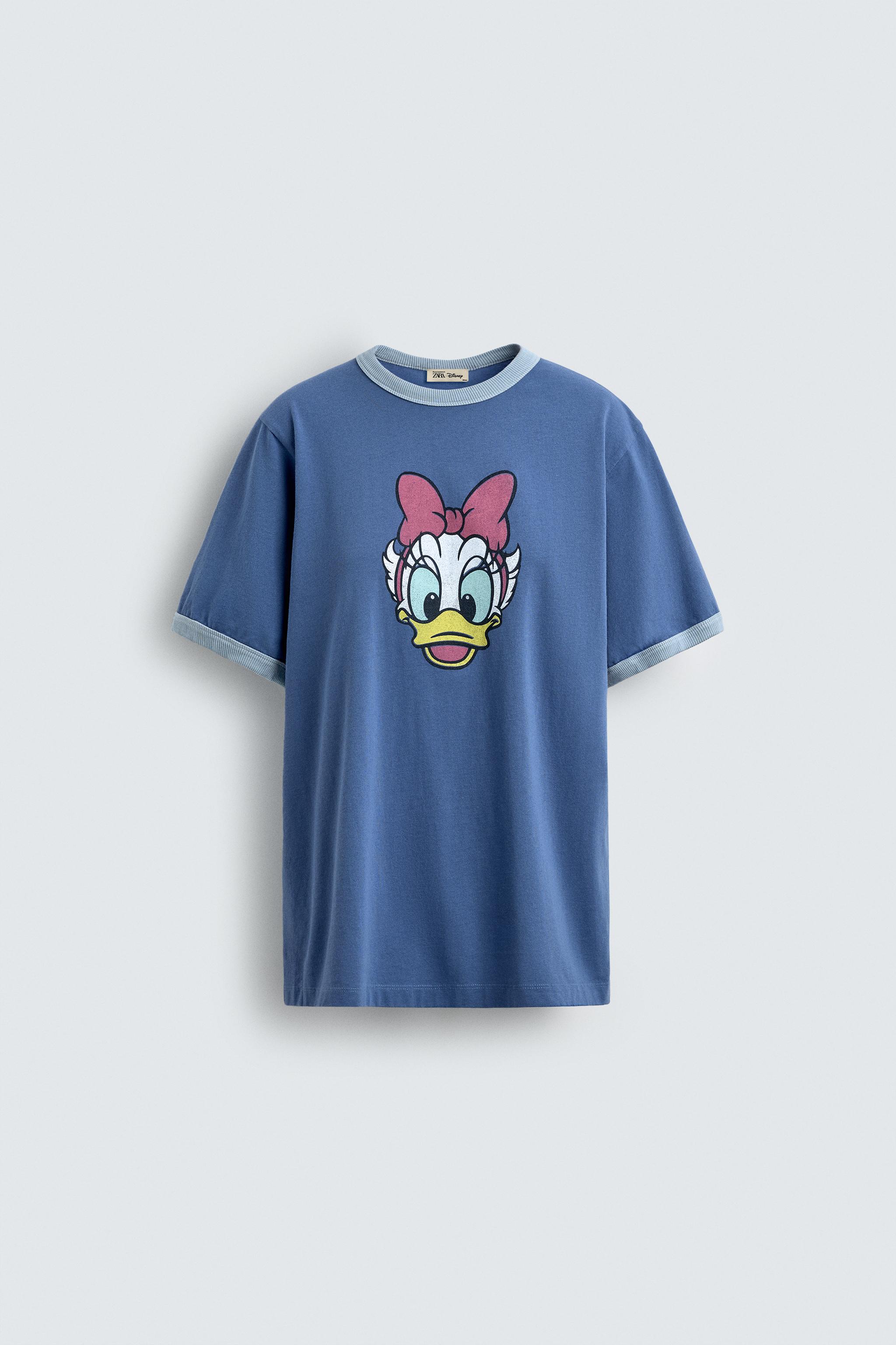ZARA ディズニーコラボ Daisy Duck ニットカーディガン DAISY DUCK