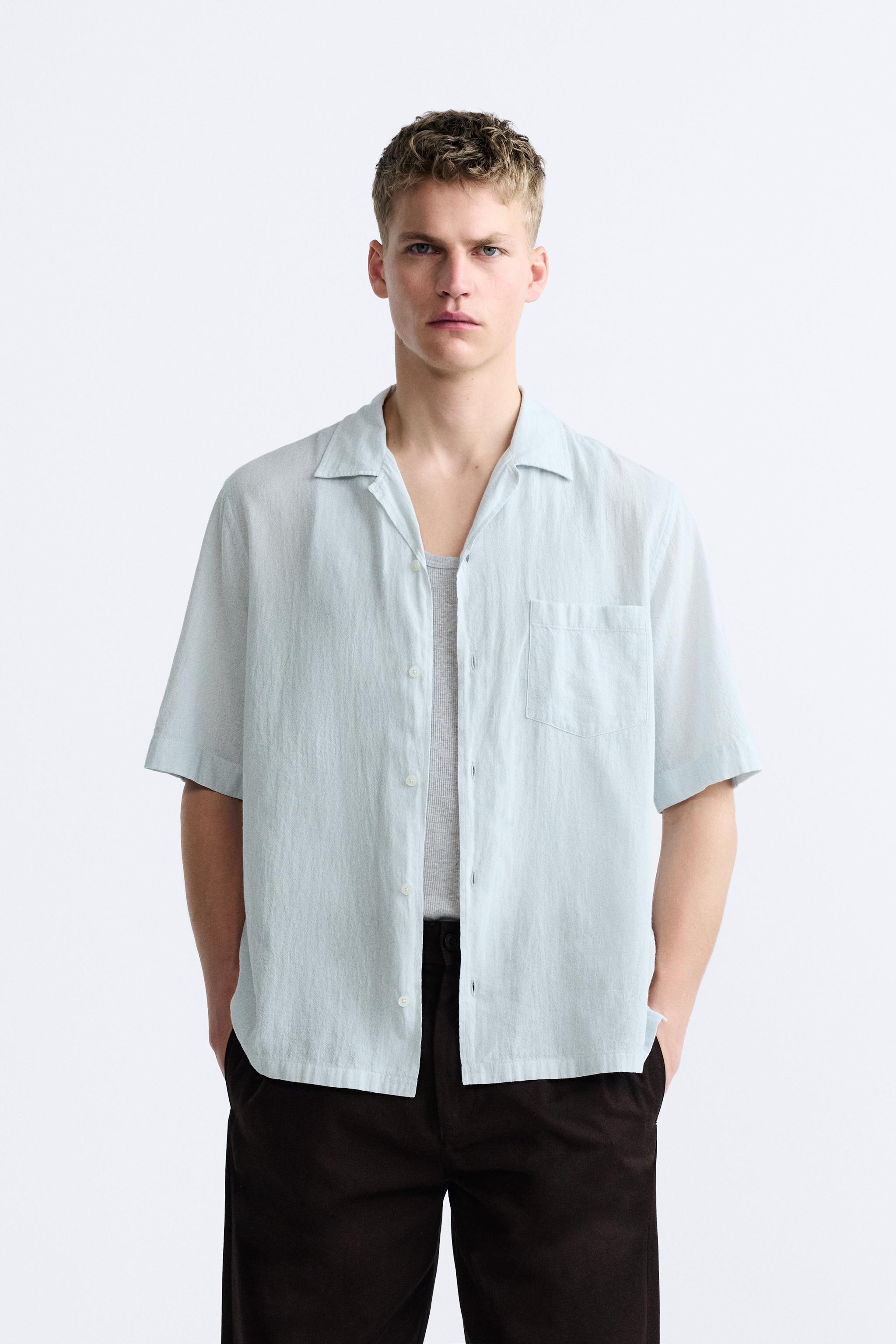 Camisa manga transparente discount zara