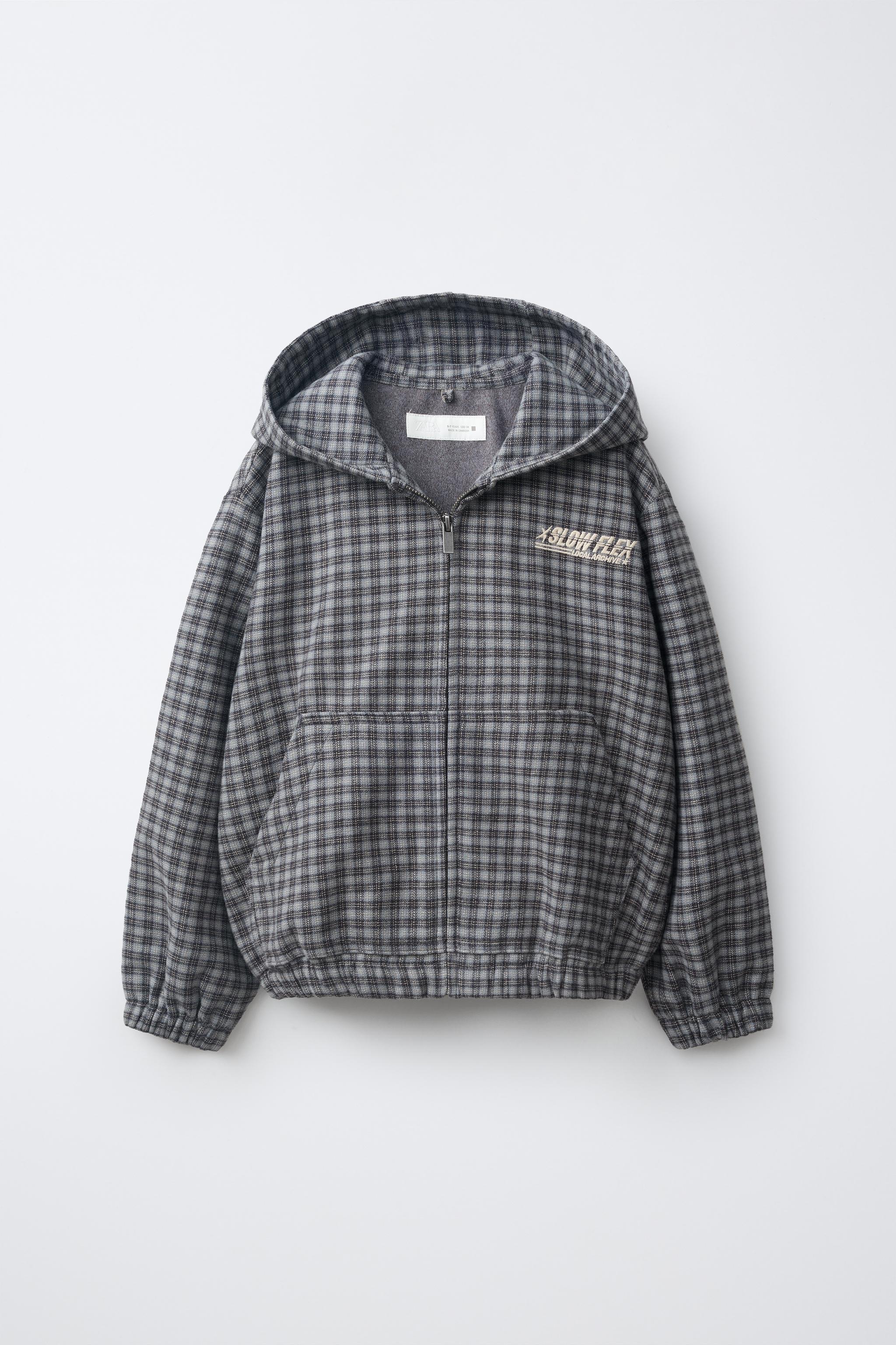 SOBRECAMISA CAPUCHA CUADROS
