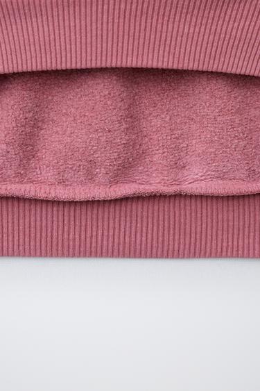 SWEAT BASIQUE - Rouge vif de Zara - Image 3