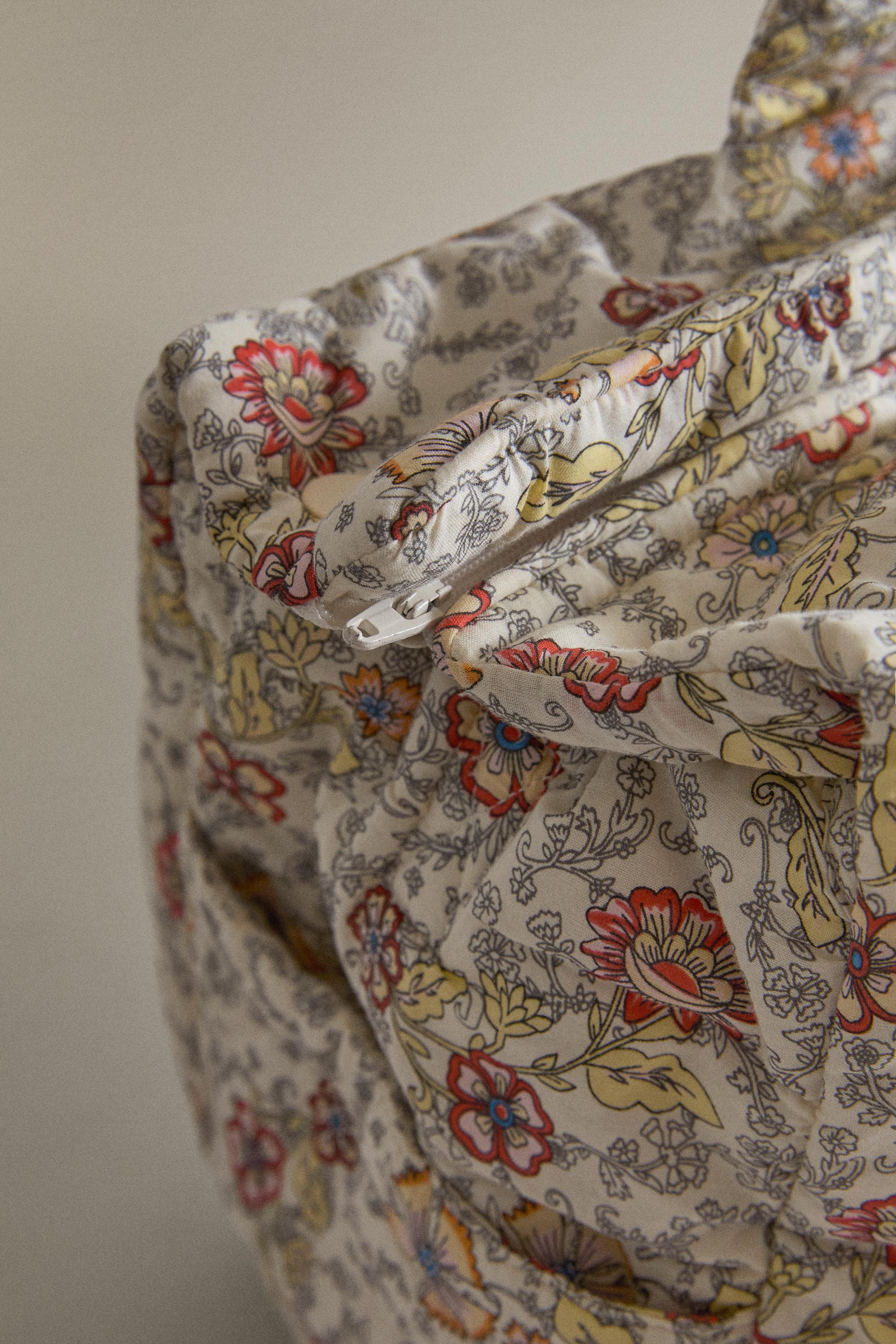 Детские сумки Zara FLORAL COTTON DIAPER — фото 4