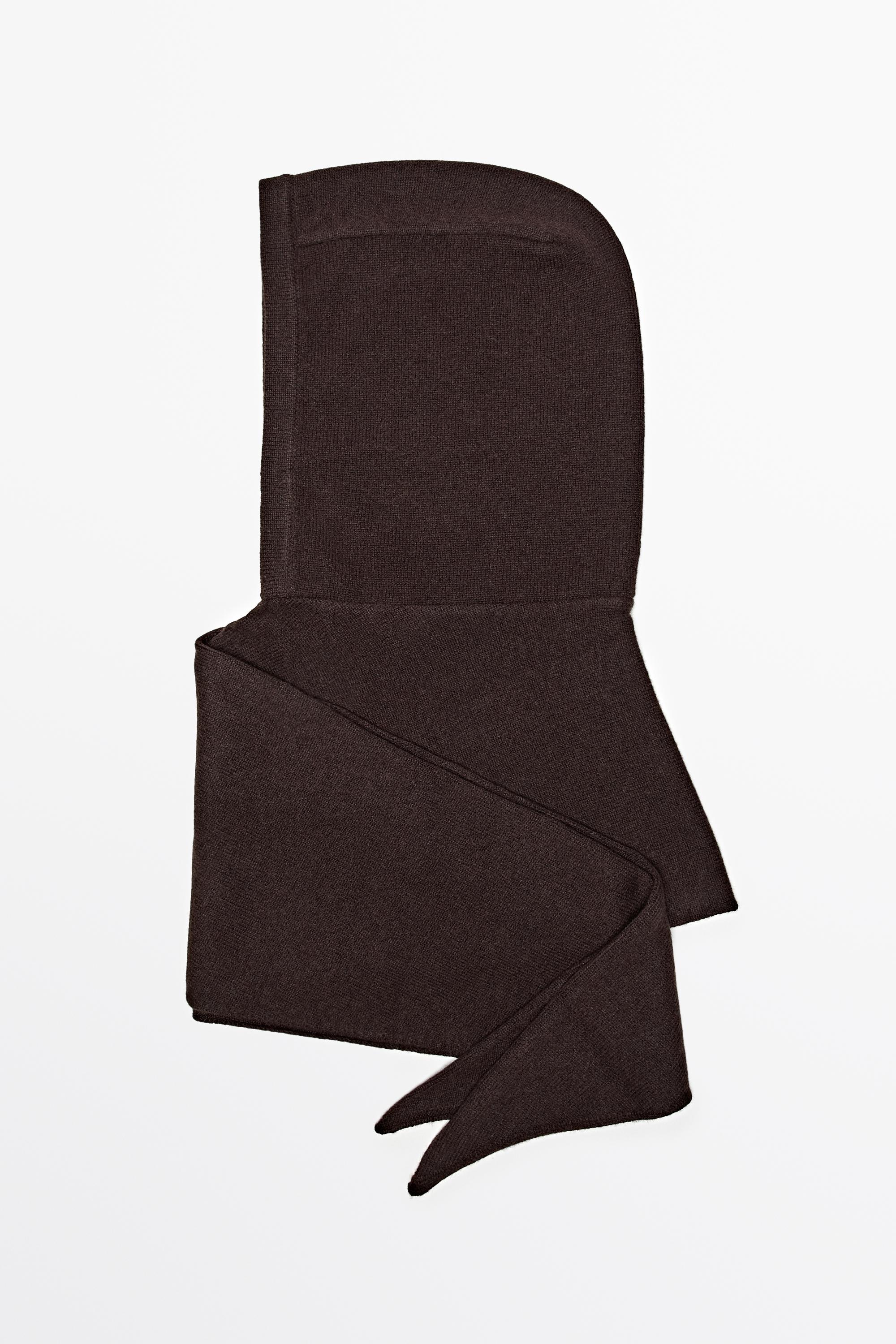 Cagoule avec bandana 100 % cachemire