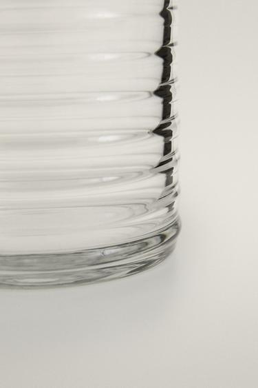 RAISED LINE GLASS JUG - Transparent by Zara - Image 3