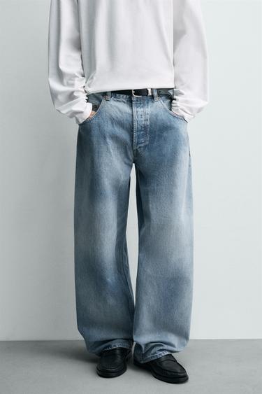 BAGGY FIT JEANS - Blue / Indigo by Zara