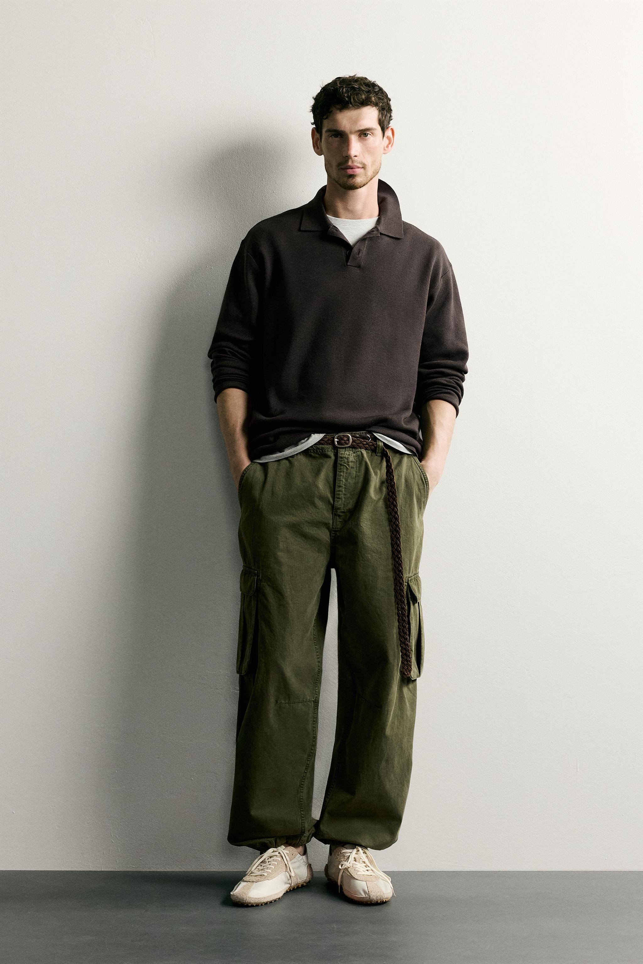Zara SOFT TRİKO POLO T-SHIRT