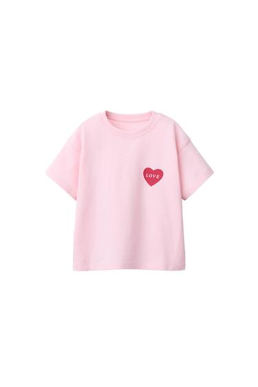 PRINTED T-SHIRT - Light pink by Zara