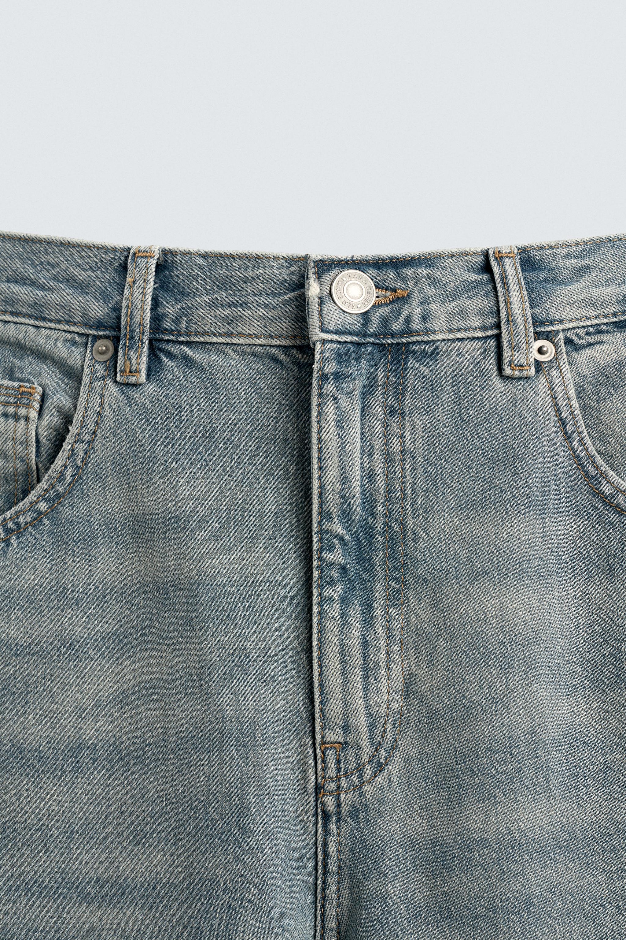 BAGGY FIT JEANS WITH SEAMS