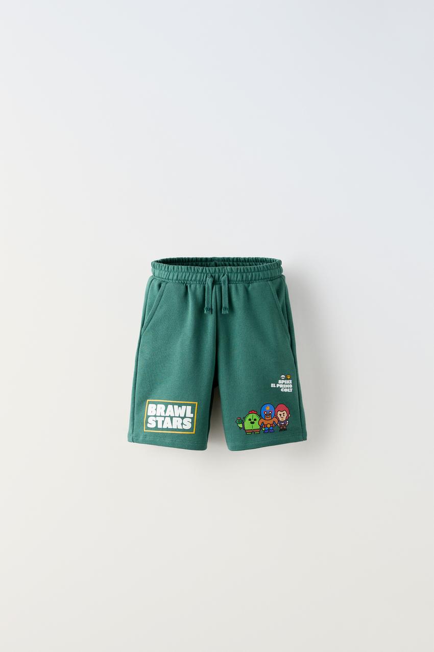 BRAWL STARS © SUPERCELL OY SHORTS - Green | ZARA United States