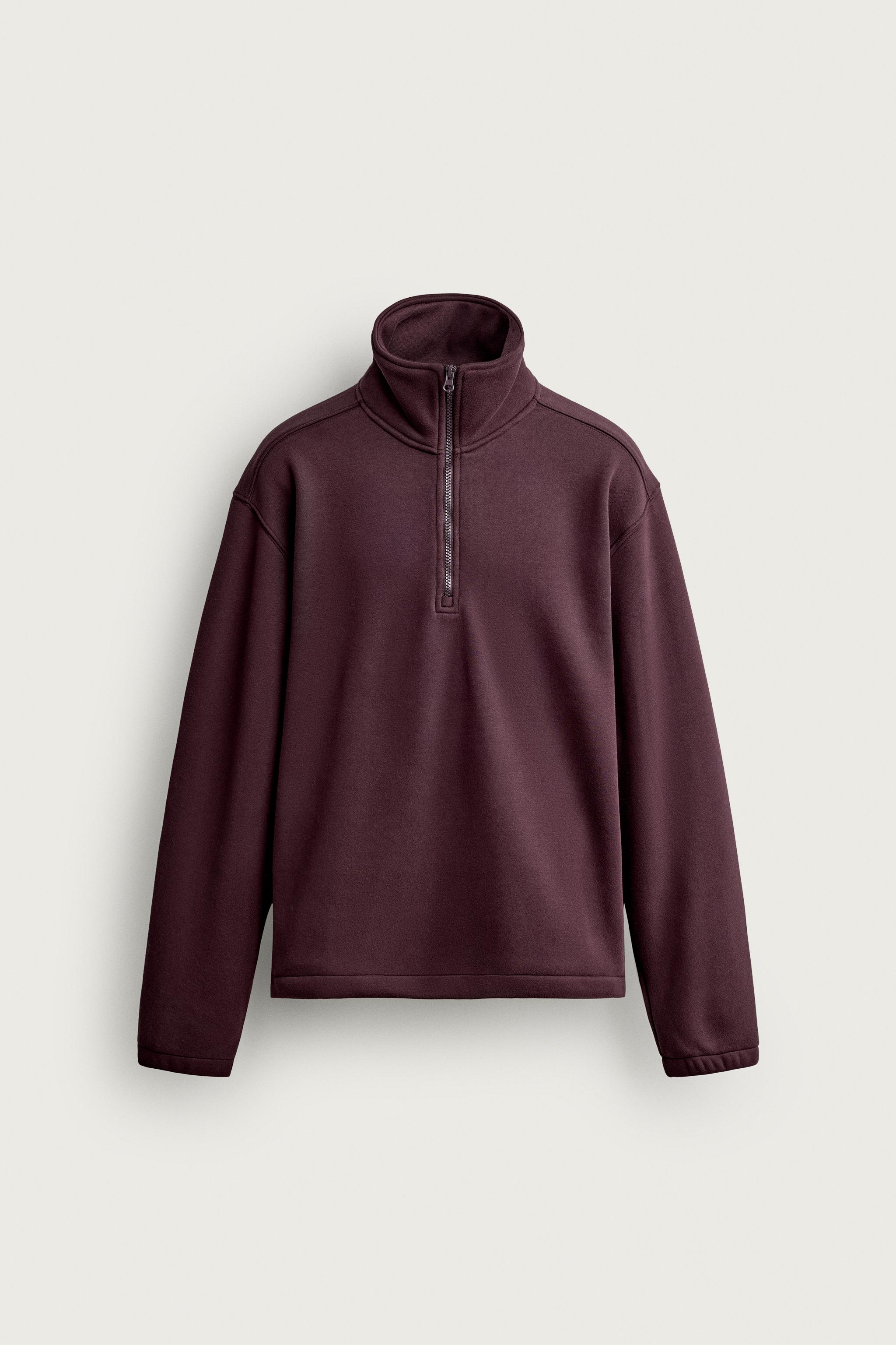 QUARTER-ZIP SWEATSHIRT