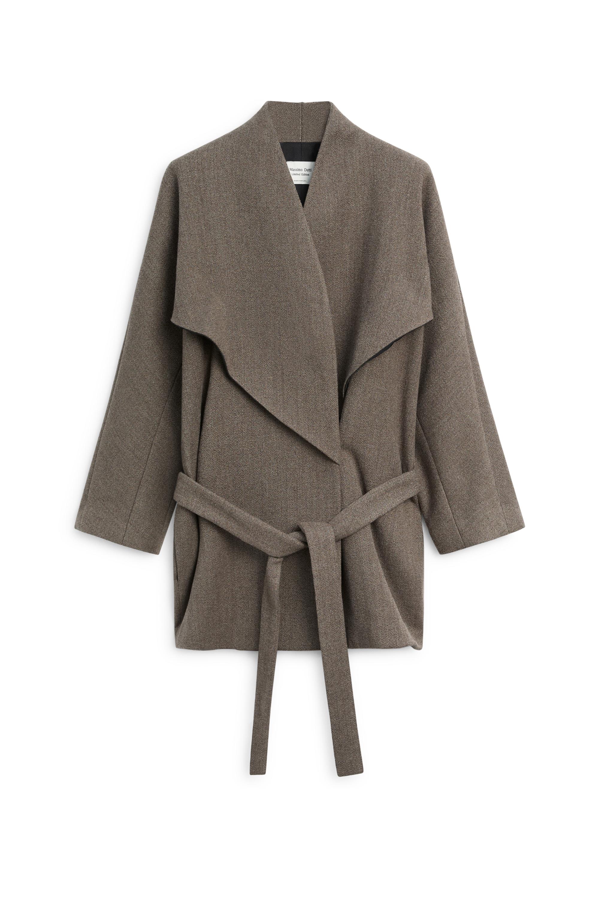Wool blend belt detail coat - LIMITED EDITION