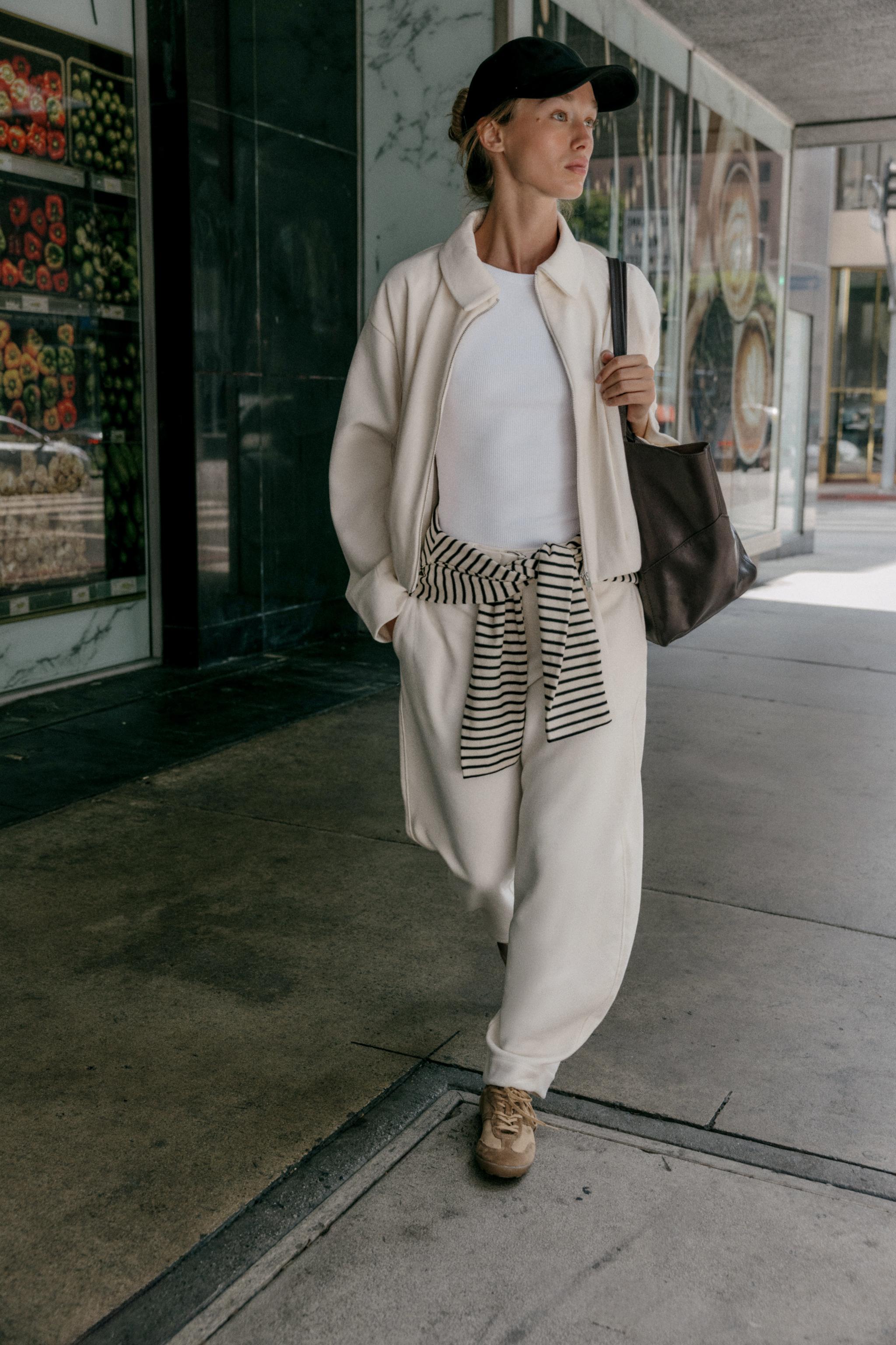 PLUSH BELTED PANTS - Ecru | ZARA Canada