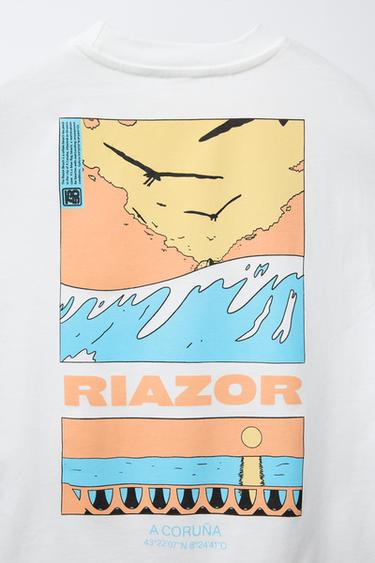 CITY PRINT T-SHIRT - White by Zara - Image 3
